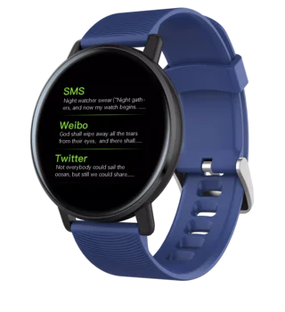 Смарт часовник със сензорен HD-екран, спортен тракер, следи кръвното налягане, напомняне за съобщения на Facebook, WhatsApp, Smartwatch H5
