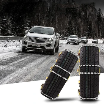 Стоманена верига за сняг за товарни автомобили износостойкая и здрава верига за сняг подходящи за балансиране на сняг и кал