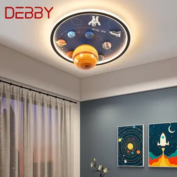 Тавана лампа DEBBY Children ' s Planet led творчески cartoony лампа за домашен декор на детска стая на Детска градина с дистанционно управление