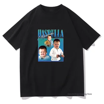 Тениска Hasbulla Fighting Meme За Мъже и Жени, Модни Памучен тениска За момчета, Блузи в стил Хип-Хоп, Ризи с къс ръкав, Потници Hasbulla Camisetas