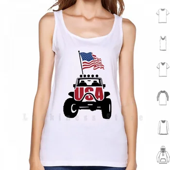 Тениски с висока проходимост САЩ, жилетка без ръкави, флаг на САЩ, 4x4, suv, Америка