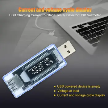 Тестер за текущото напрежение, Измерител на капацитет на текущото напрежение за фабрично лаборатория USB зарядно устройство за телефон Детектор мощност