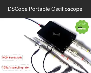 Ултрапортативен осцилоскоп dScope 50 М Честотна лента 200 м Двоен USB-захранване Maker Tool