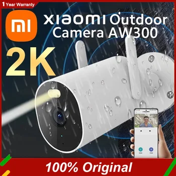Умна градинска помещение Xiaomi Mijia AW300 IP66 2K полноцветного за нощно виждане WiFi камера за видеонаблюдение Human Detect Mi Home APP