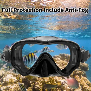 Фарове за очила за гмуркане - Полезни за кожата принадлежности за гмуркане, гмуркане Маска за подводно плуване, плувни очила с капак за нос, очила за възрастни