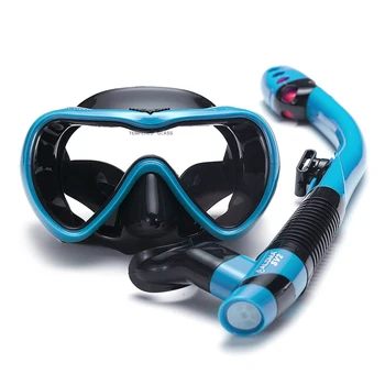Фланец комплект за гмуркане с шнорхел, фарове за очила за плуване с маска и шнорхел за подводно плуване