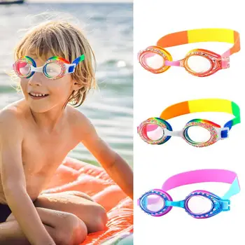 Херметични очила за деца, очила за плуване, мультяшная форма на сърце, очила за тренировки по плуване с защита от замъгляване, очила за деца, подаръци за деца