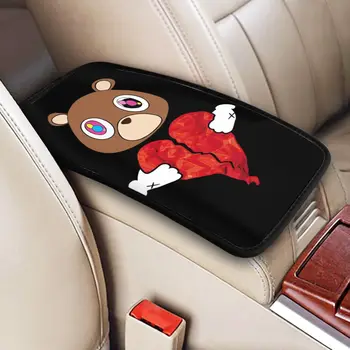 Хладно бала мечка Kanye West, Тампон върху Подлакътника на колата, Противоскользящий подложка за централната конзола, Аксесоари за интериора