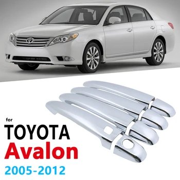 Хромирани Дръжки, Накладки за Toyota Avalon XX30 30 2005 ~ 2012, Аксесоари, Етикети, Автомобилен Стайлинг 2006 2007 2008 2009 2010