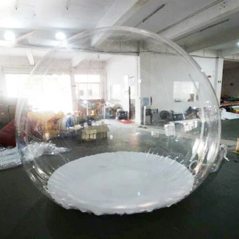 Цена по Цена на завода на производителя Диаметър 3 метра Прозрачна Надуваем Прозрачен Купол Мехур и Надуваема Палатка Мехур За Външни Дейности