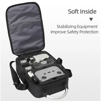 Чанта през рамо от ЕВА, защитна чанта за съхранение на Mini 2 SE, калъф за полет, защита от драскотини и удари, твърди черупки