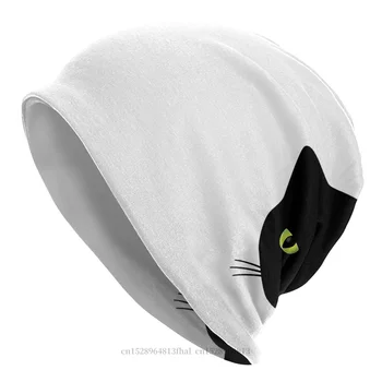 Черни котешки сладки и забавни улични шапки ъглова шапката специални тюбетейки шапки, шапки