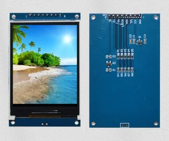 Широк ъгъл на видимост 2,4 инча 8PIN SPI HD TFT LCD екран на Модул КПГ ST7789V Drive IC 240 (RGB) * 320