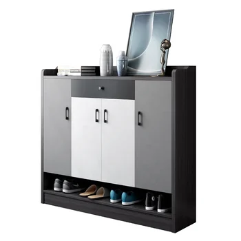 Шкаф за съхранение, дизайн подложки за всекидневната, модерен дървен тесен органайзер, рафт за обувки, стелажи за продажба