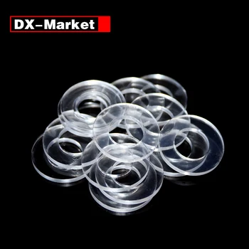 【DX-Market】 Плоски шайби за pc M3 ~ M10, миене от нейлонового поликарбонат пластмасова, F022